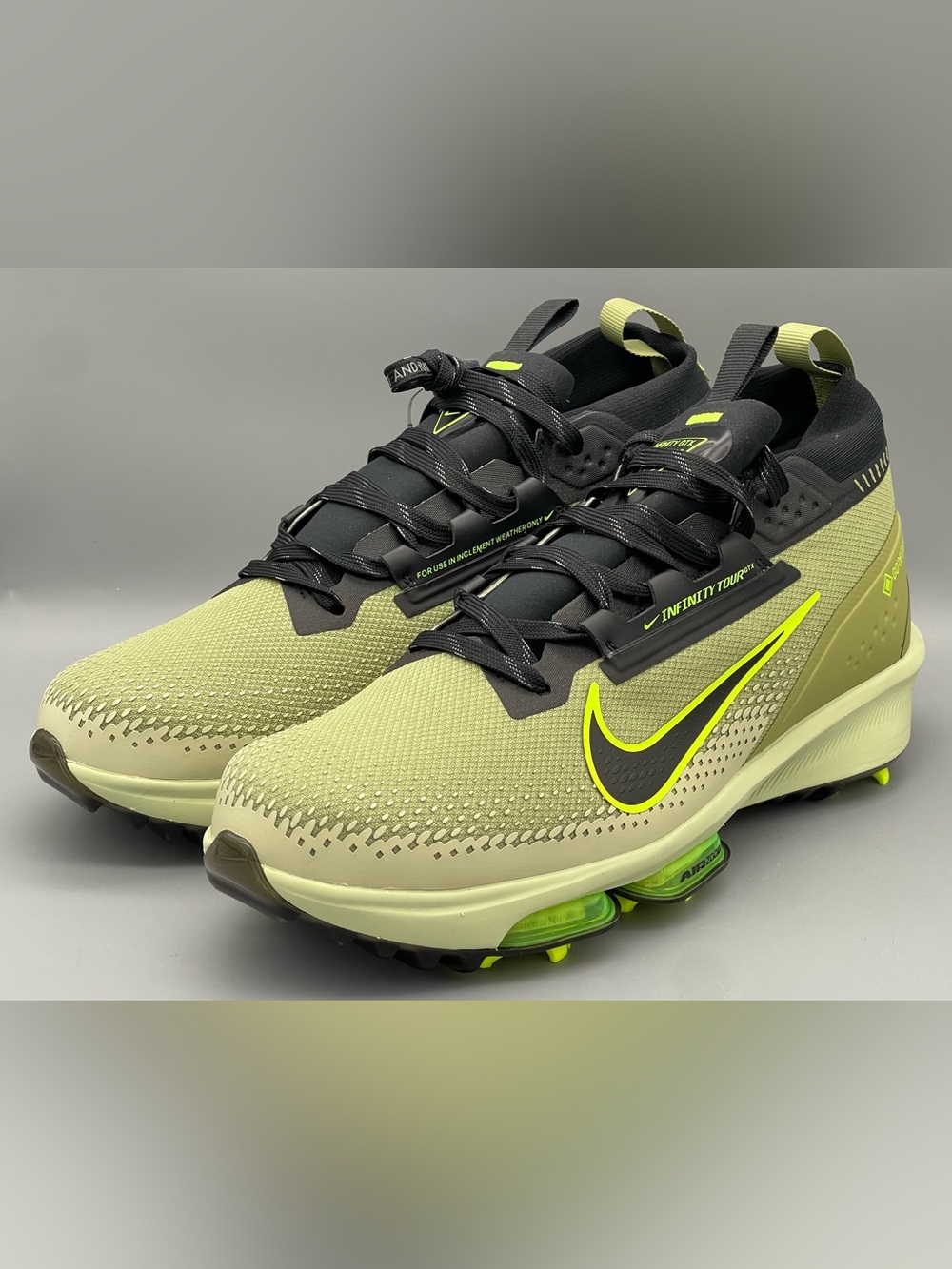 Nike Infinity Tour 2 Gore-Tex Golf Shoes Olive Green Men Sz 10.5 FV4897-300 NEW